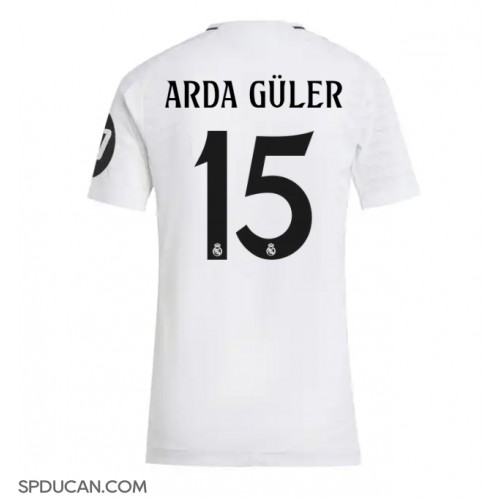 Zenski Nogometni Dres Real Madrid Arda Guler #15 Domaci 2024-25 Kratak Rukav